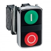Двойная кнопка Schneider Electric XB5AL73415 с маркировкой 22мм