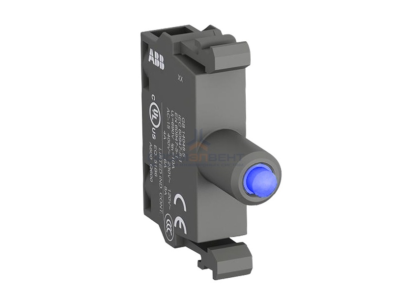 Патрон ABB MLBL-01L со встроенным светодиодом синий 24В AC/DC
